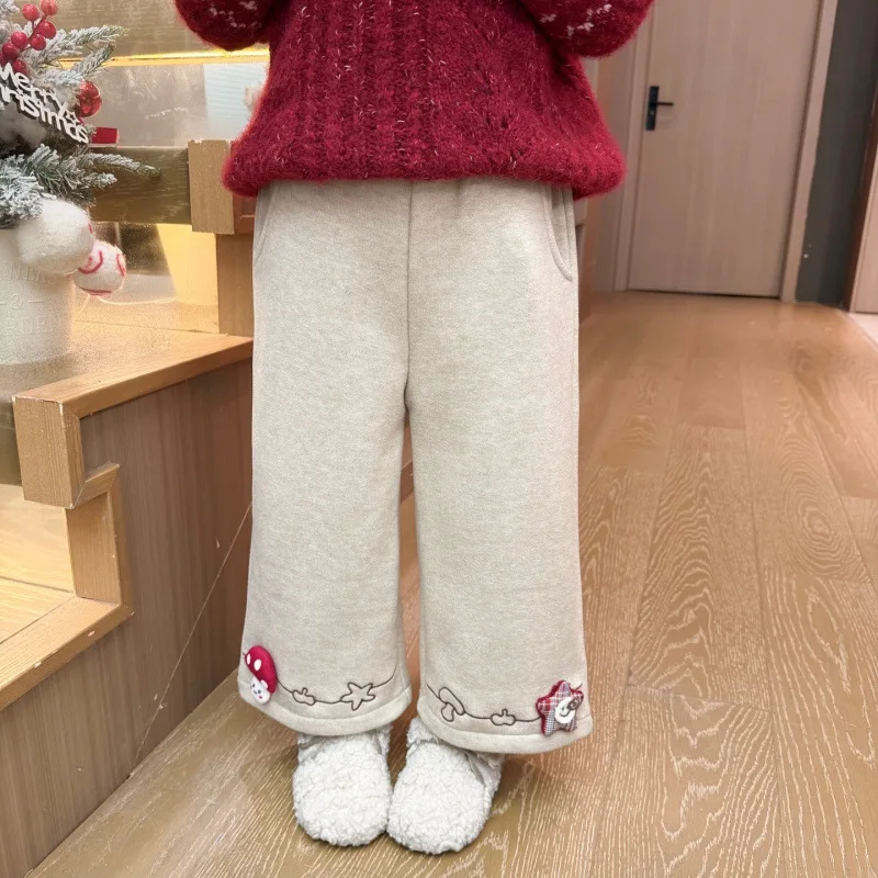 calcas-de-perna-reta-de-cogumelo-e-veludo-para-meninas-para-o-inverno-2025-novo-estilo-meninas-elegantes-soltas-calcas-de-perna-larga-de-veludo-de-uma-peca