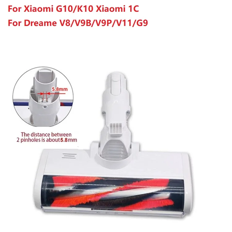 電動ブラシヘッド-xiaomi-g10-k10-xiaomi-1c-xiaomi-dreame-v8-v9b-v9p-v11-g9-カーペットブラシ掃除機部品