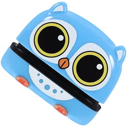 White Labels Seal Small Name Stamp Cartoon Kids Compact Children Letter Toddler Convenient Clothing Interesting Blue Office