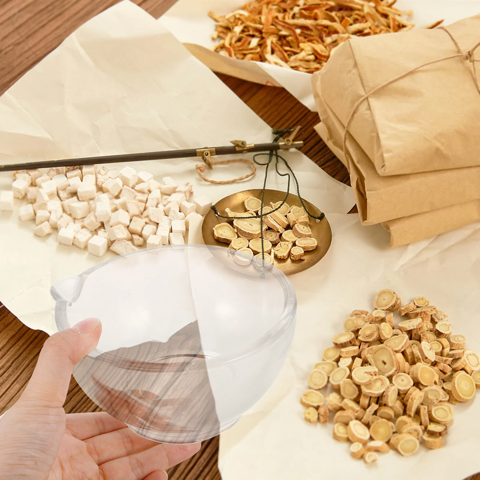 

1Set Glass Mortar Pestle Set for Crushing Garlic Spices Easy to Use and Store Pestle Set Pills Grinding Bowl Crush Pot