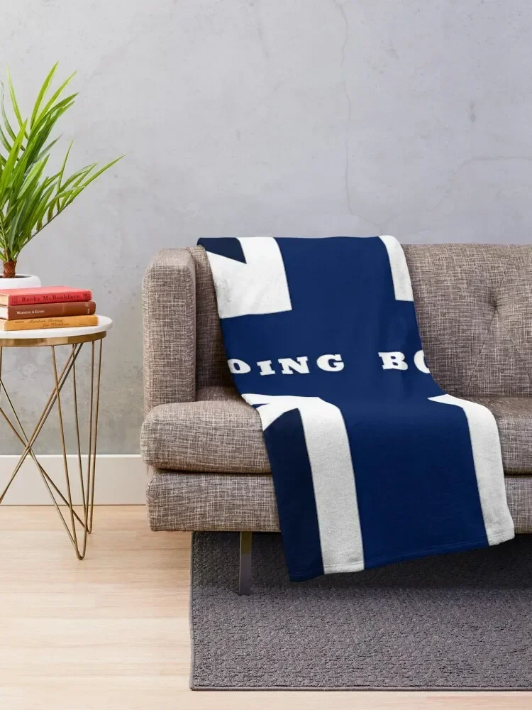 Boing Boing - United Kingdom - West Brom Throw Blanket Flannel Fabric Luxury Brand Blankets