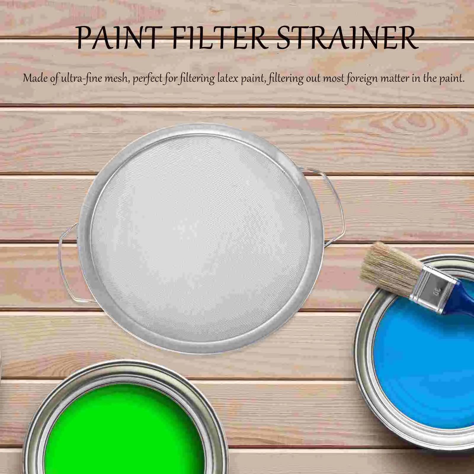Stainless Steel Paint Strainer Reusable Paint Filter For Oil Paint Emulsion