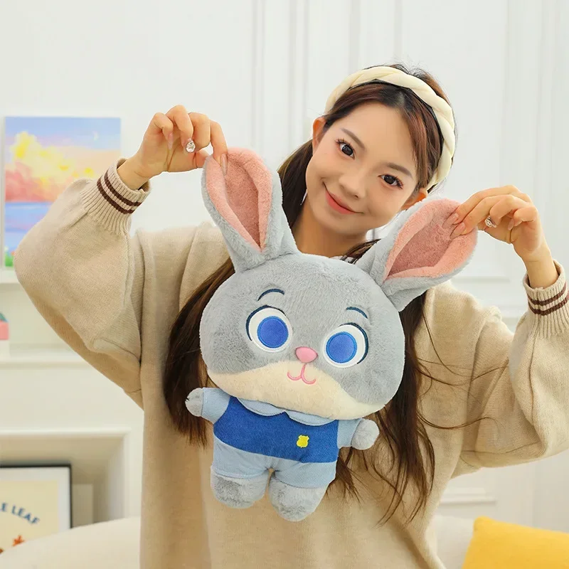 35-45 cm schattige cartoon Q-versie van Zootopia-serie Judy Nick Fox konijn zachte cartoon pop schattige pluche pop cadeau voor jongens en meisjes