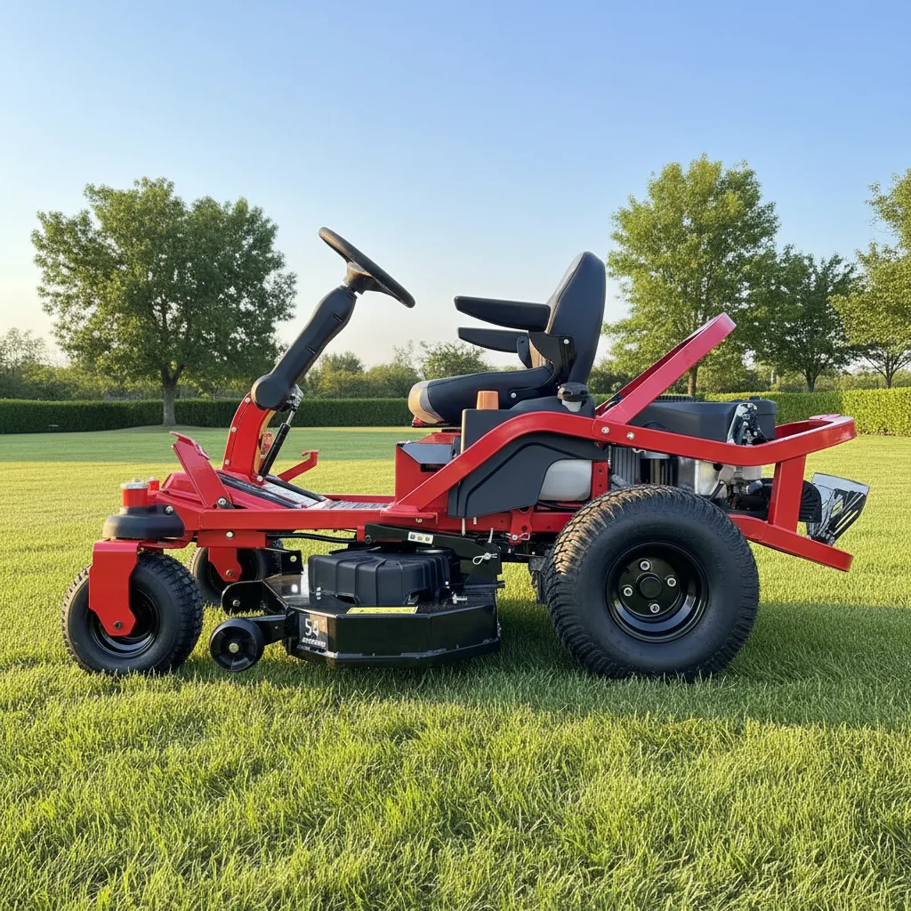 Professional Zero Turn Lawn Mower Ride on   Engine Grass Cutter Equipment for Garden Maintenance Work