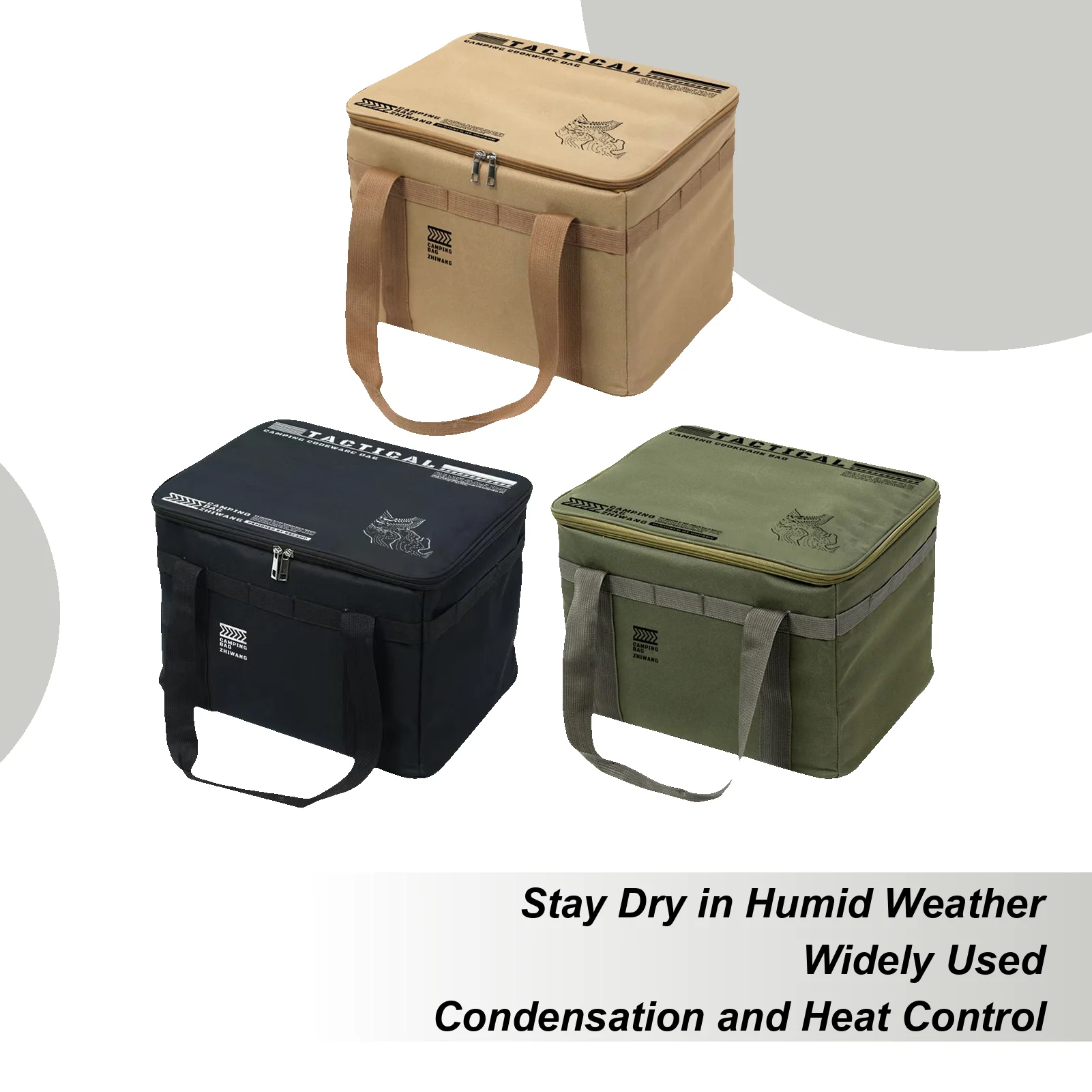 

Outdoor Camping Gear Organizer Folding Storage Box, Tableware, Kitchenware, For Outdoor Picnic Camping Large Capacity
