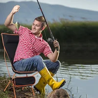 Portable Ultralight Folding Camping Chair - Oxford Fabric, Extended Length for Outdoor Fishing, BBQ, Picnic, Beach Festival 6
