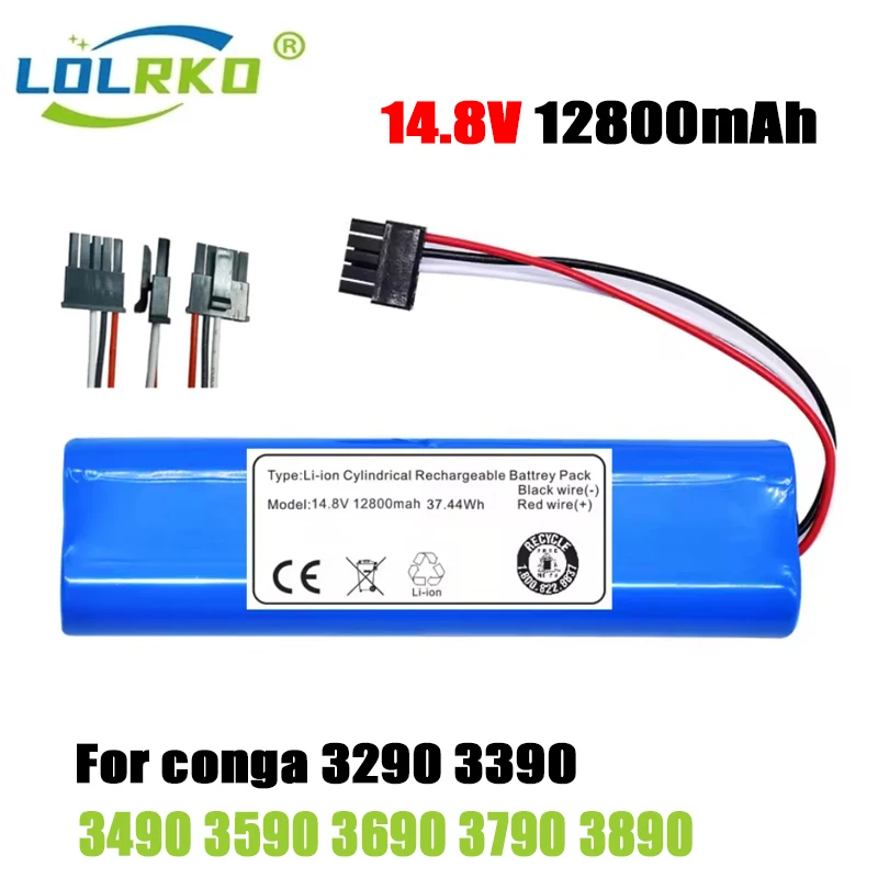 NEW 14.8V STYTJ02YM Battery for Xiaomi Mop Pro/Mop 2S Robot Vacuum Cleaner Replacement Battery for Yunmi MVVC01-JG/Haier JX37