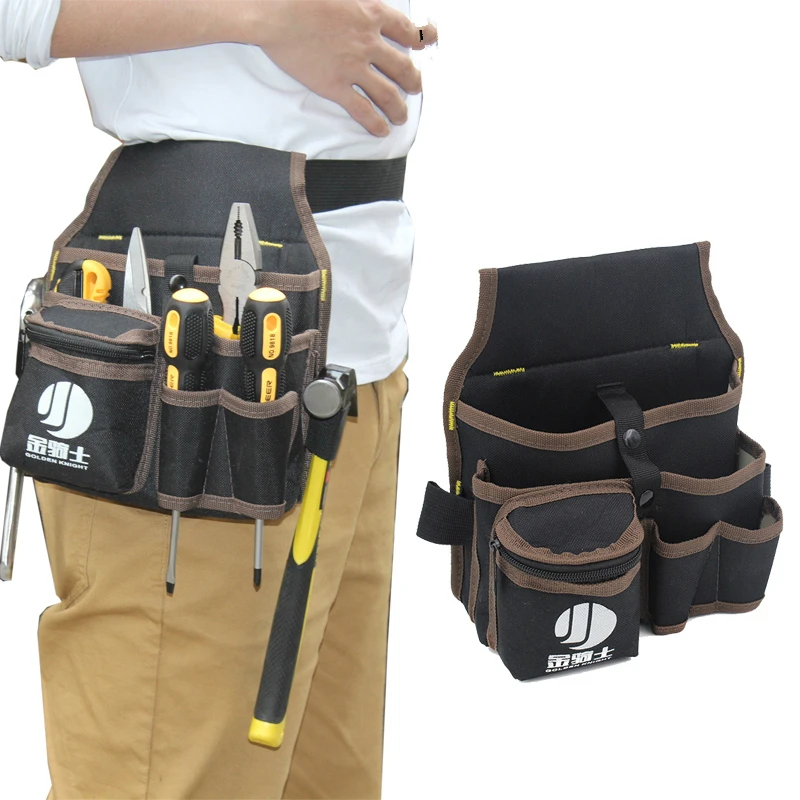 Oxford ผ้ากระเป๋าเครื่องมือซ่อมเข็มขัดช่างไฟฟ้าคีมสวมใส่กระเป๋าเครื่องมือ Organizer Gereedschapstas เครื่องมือ Storagel กระเป๋า