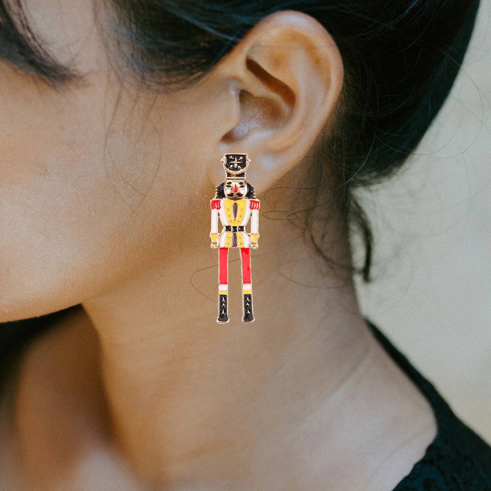 Nutcracker Earrings Cute Ladies Stud Tiny for Women Costume Post Small Studs