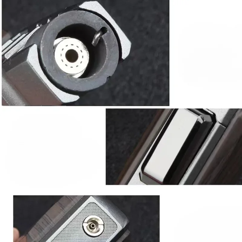 2024 JOBON Strong Firepower Cigar Lighter Windproof Blue Flame Gas Lighter BBQ Gadgets Available For Welding Torches Lighter