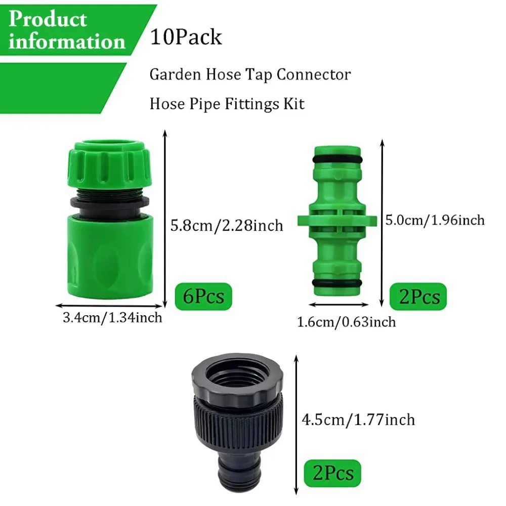 Garden Watering Hose Quick Connector 1/2