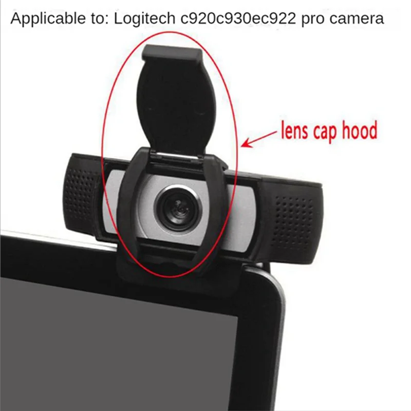 For Logitech HD Webcam C920 C922 C930E Privacy Shutter Lens Cap Hood Protective Cover Protects Lens Cover Accessories,C