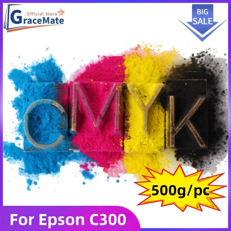 

500 г/шт. тонер-порошок C300, совместимый с чернилами для принтера Epson Aculaser C300 C300dn C13S 050747 C13S 050748 C13S 050749 C13S 050750