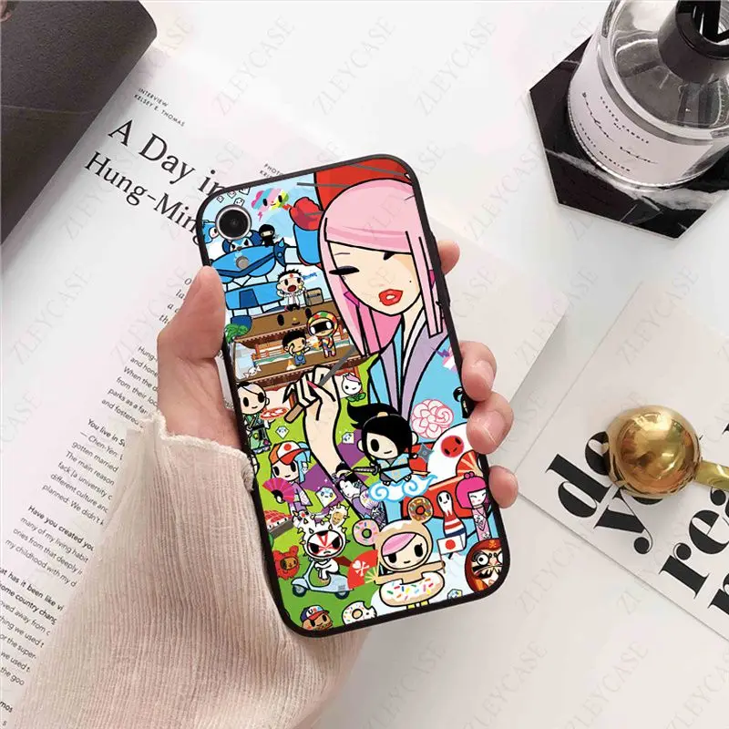 Japan Tokidoki phone cover for iPhone 15Pro 16pro 13PRO max 7 8 XR 14plus 11pro 12pro max 13mini SE 2020 16plus cases coque