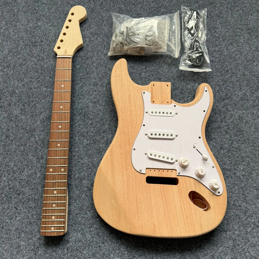 DIY Popular And Popular Items Electric Guitar 6 String Mahogany Body Build Your Own Accessories Free Delivery Unisex