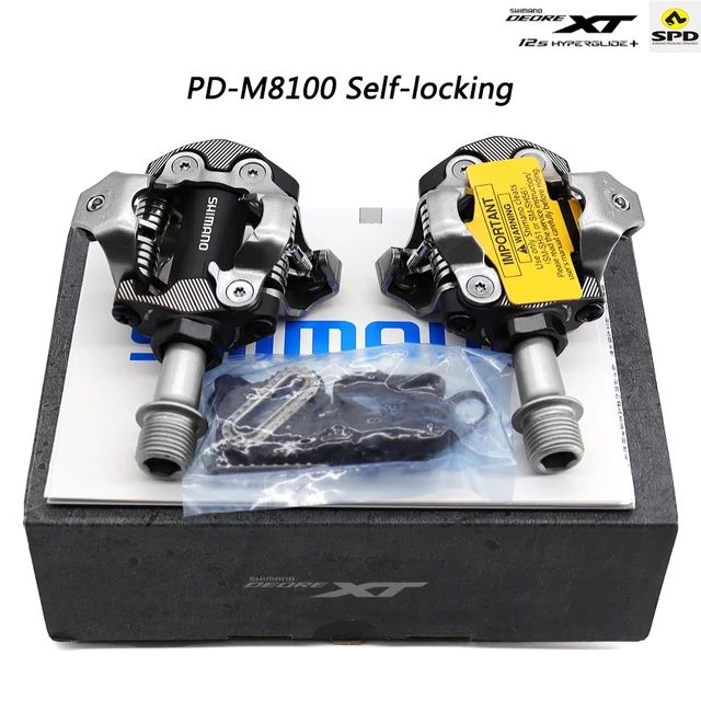 SHIMANO Deore XT PD M8100 Pedals for Mountain Bike Self locking SPD M8100 Race for MTB Bike Bicycle Original Parts AliExpress