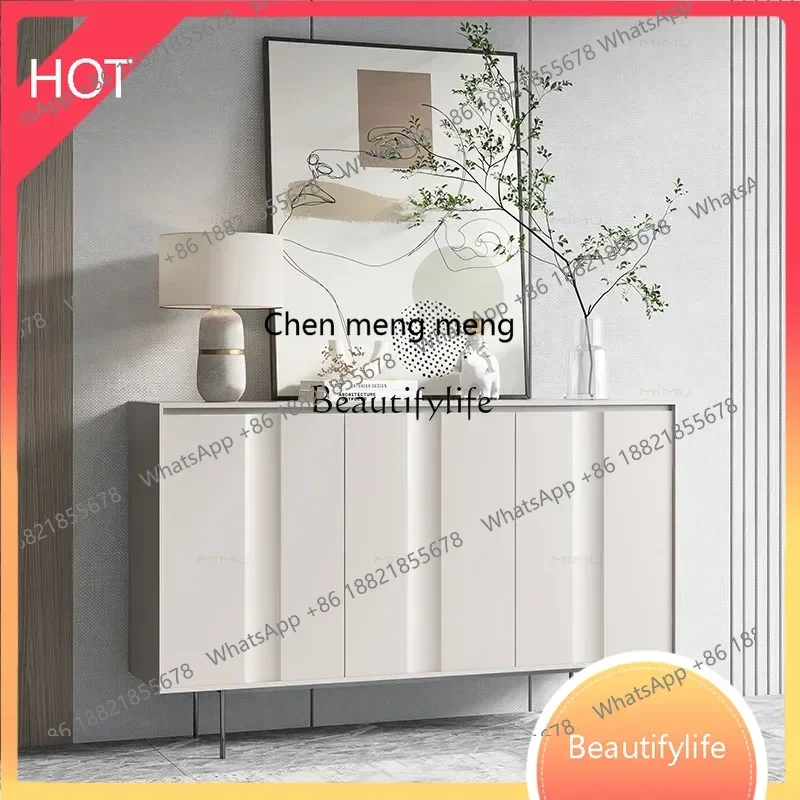 

Новый стиль, новинка 2024, легкий роскошный минималистичный шкаф для обуви, современный простой шкаф для обуви для гостиной, входной шкаф для прихожей, ss 8617