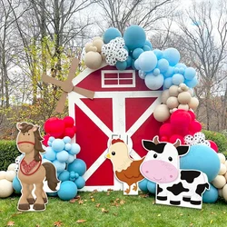 18/24/36inch Farm Theme Cardboard Cow Sheep Pig Farm Animals Party KT Board Party Backdrop Baby Shower Birthday Party Cutouts