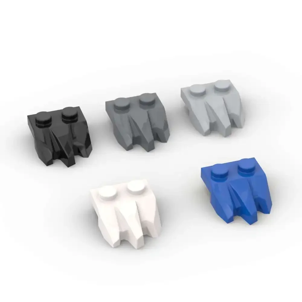 MOC 10PCS 27261 1x2 Blocchi di costruzione modificati con 3 artigli Dita di roccia Mattoni Particelle Puzzle Giocattoli Per bambini Compleanno Regali per bambini