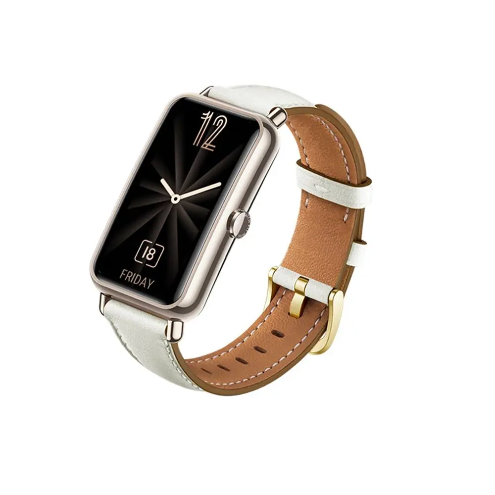 Cinturino morbido Smart Watch cinturino cinturino in pelle di ricambio per Huawei Watch Fit Mini