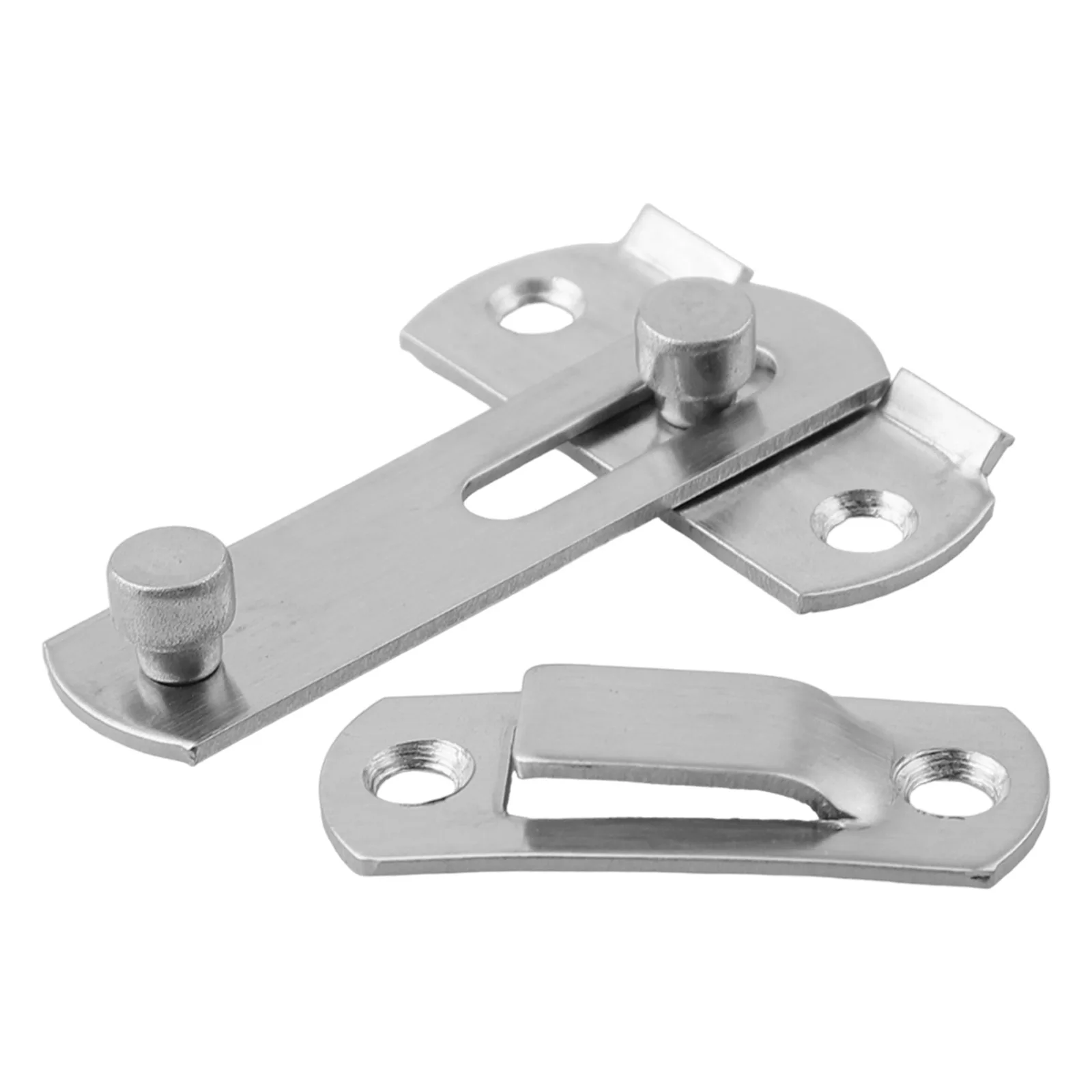 Door Lock Catch Cabinet Door Latch Home Security Privacy Protection Small: 70*50mm Anti-rust Coating Countersunk Hole Design