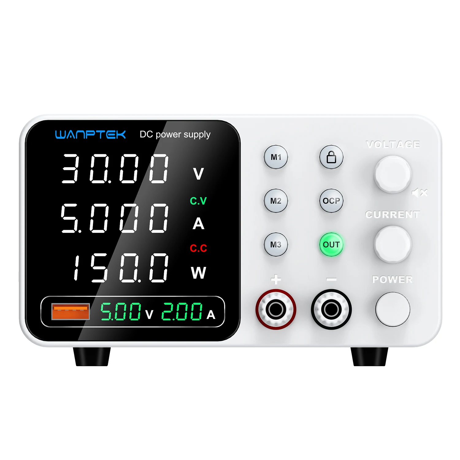 

30V 5A BENCH DC ADJUSTABLE POWER SUPPLY, LAB, REPAIR, DIY, DESIGN, SCHOOL, BATTERY CHARGING, ELECTROPLATE, TPS-C305B
