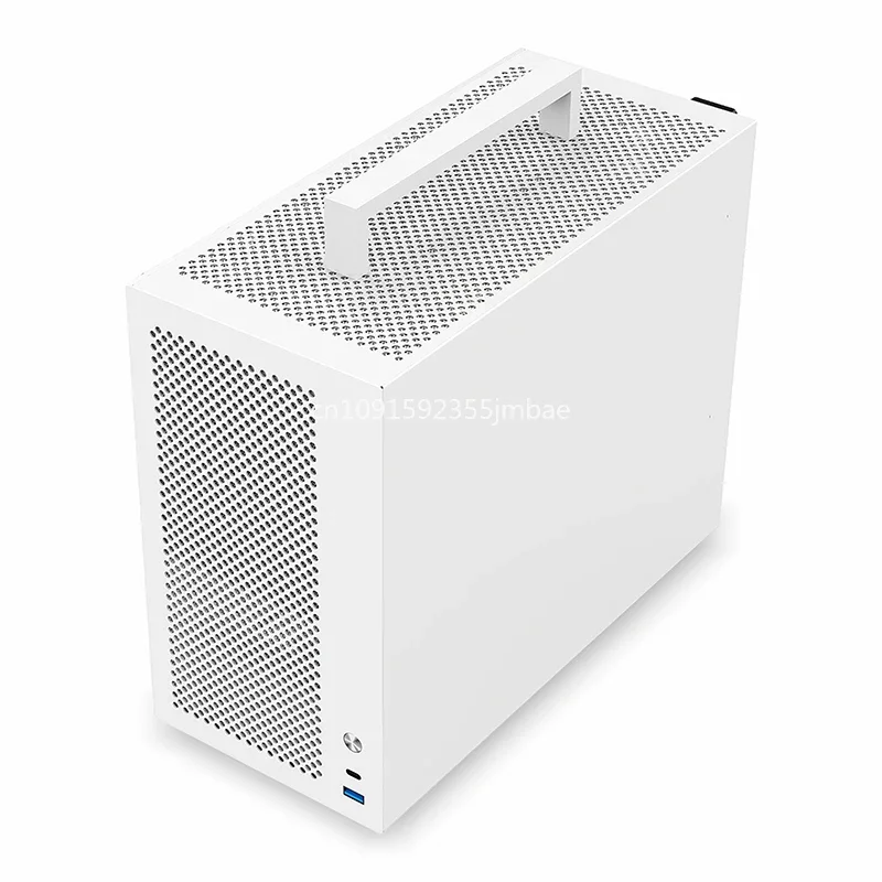 

S5MAX Chassis White Matx Main Board SFX Power Supply Medium Tower Side Transparent Desktop Mini ITX Computer Empty Case In Stock