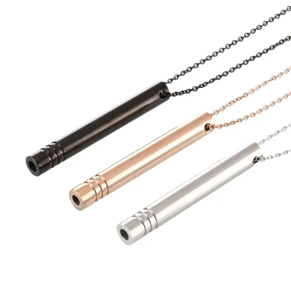 

Воздухопроницаемое ожерелье спокойной гармонии, дышащее ожерелье, дышащее ожерелье для беспокойства, ожерелье из нержавеющей стали, дышащее ожерелье