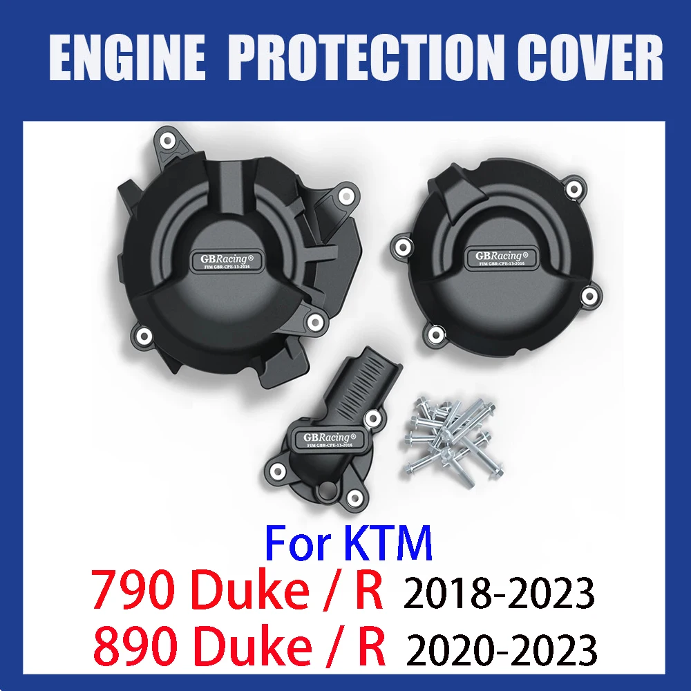 For KTM 790 DUKE & 790R 890 DUKE & 890R 2018 2019 2020 2021 2022 2023 Motorcycle Accessories GB Racing Engine Protection Cover