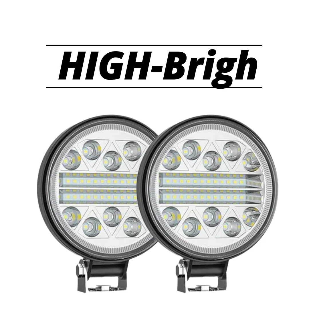 

4" 34SMD Car LED Bar Work Light 12V 24V Spot Flood Flash Off Road Truck Boat 4x4 Atv Suv Driving Fog Headlights Car Accessories