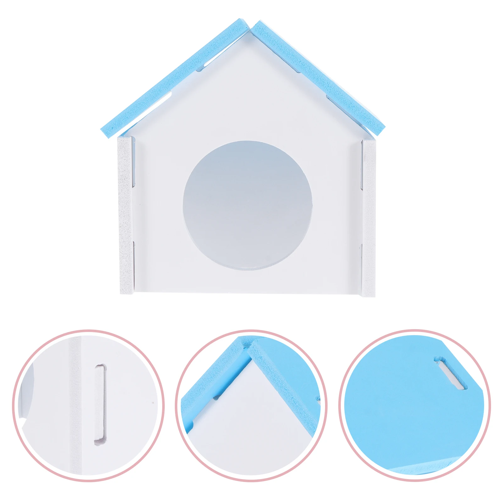 

Small Animal Mini Cabin PVC Hamster House Shelter Nest Hideout Tunnel Sleeping Place