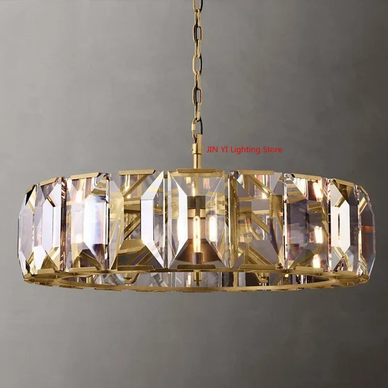 

Design Led Crystal Chandelier Kitchen Island Living Room Bedroom Hanging Pendant Lighting Fixture Free Warm Light Bulb As A Gift