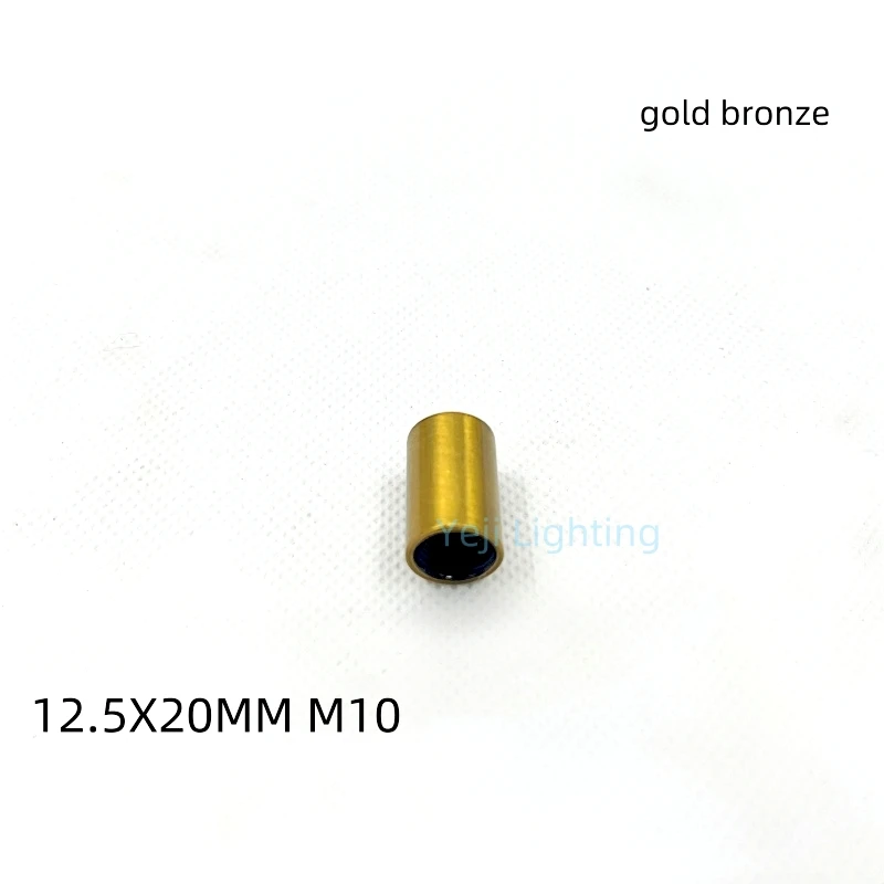 M10 Internal Tooth Connecting Tube Lamp Thread Tube Metal Thread Tube M10 Inner Thread Rod Iron Hollow Tube M10 Adapter Tube