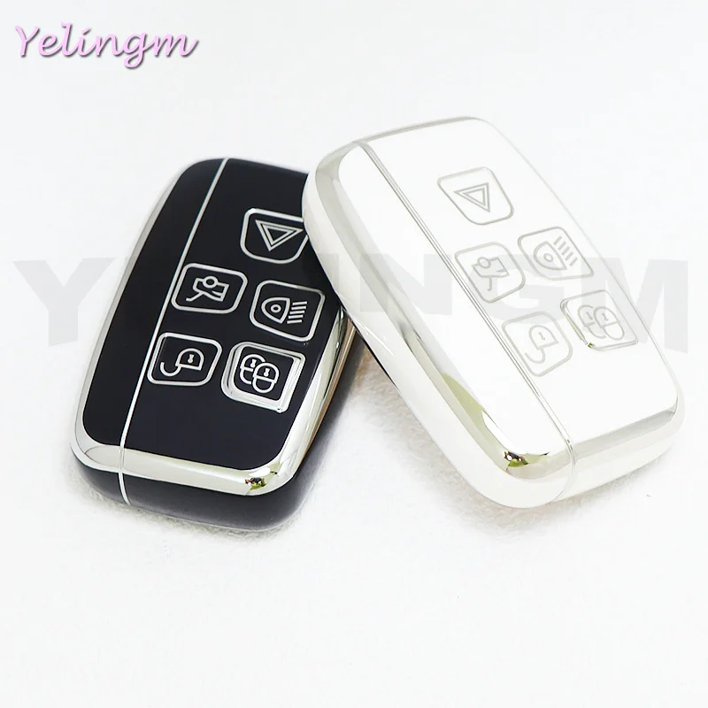 For Land Rover Range Rover Evoque Sport Freelander Discovery Velar For Jaguar XE XF XJ Soft TPU Car Key Case Cover Holder Fob view 5