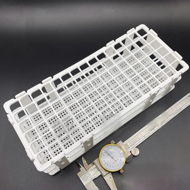 Supporto per Rack per provette in plastica a 3 strati supporto per Burette supporto per provette da laboratorio supporto per scaffali forniture per laboratorio
