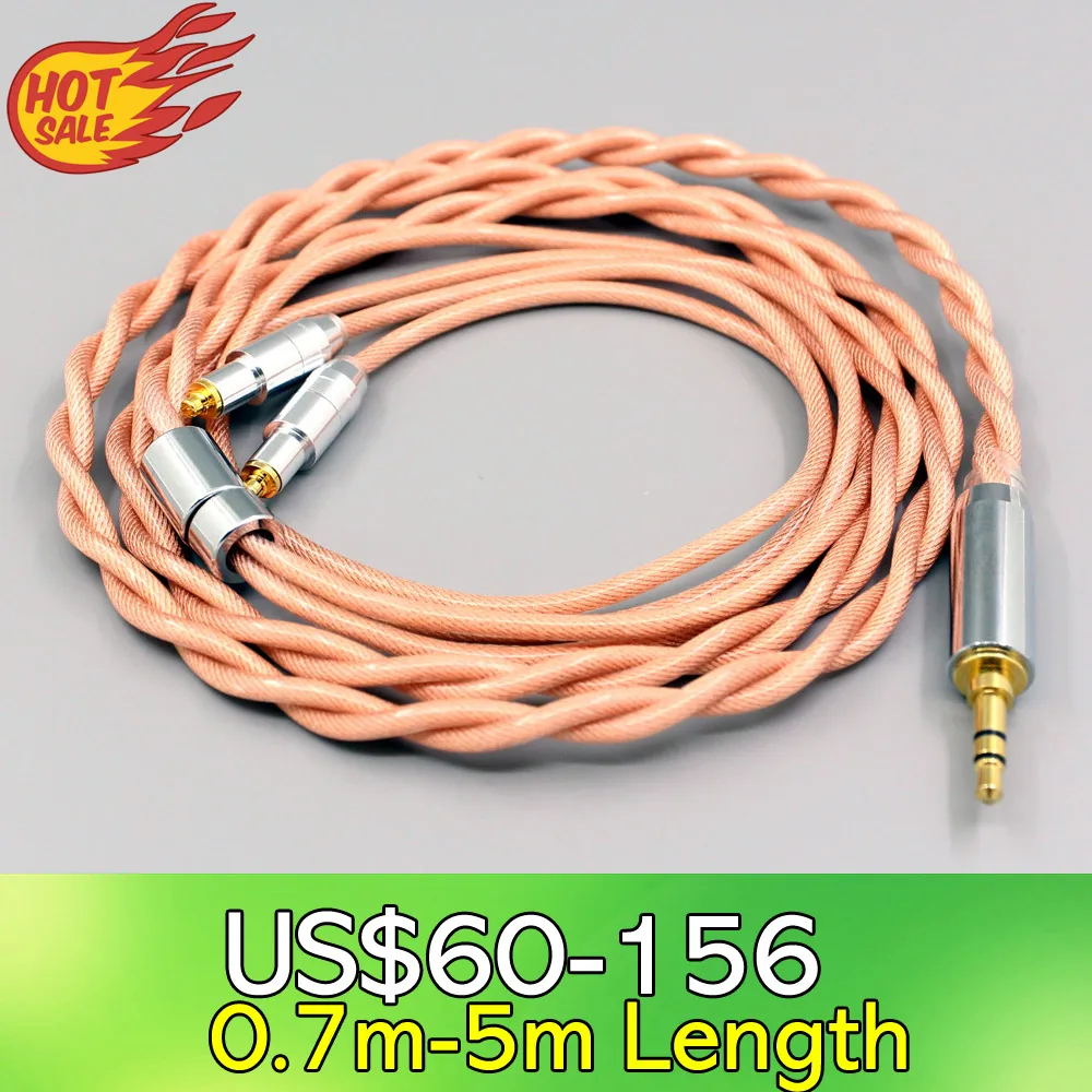 

Type6 756 core Shielding 7n Litz OCC Earphone Cable For Shure SRH1540 SRH1840 SRH1440 2 core 2.8mm Headphone LN007986