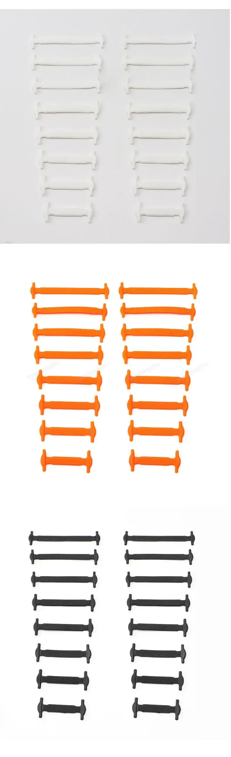 16 Stück elastische Schnürsenkel für Turnschuhe, Silikon-Stretch-Schnürsenkel, keine Krawatte, Schnürsenkel für Kinderschuhe, Gummiband, Schnürsenkel, Schnürsenkel – Detail 10