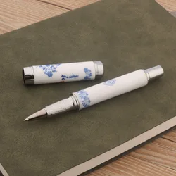 Brand Ceramics Blue And White Rollerball Pen Office School Supplies Signature Ink Pens