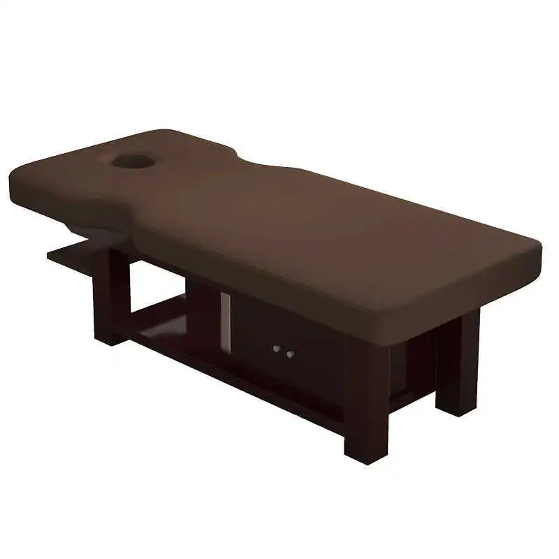 

Solid wood massage medicine bone diagnosis and treatment bed with hole beauty salon special massage physiotherapy bed