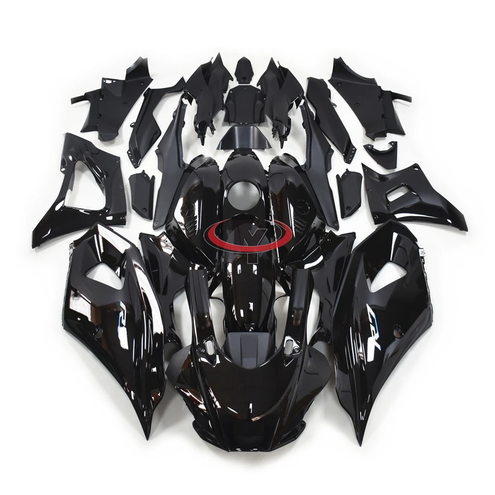 Motorcycle For Yamaha R7 2022 2023 2024 2025 Full Fairing Kits Bodywork Cowling Injection Bright black white cement gray - Image 5
