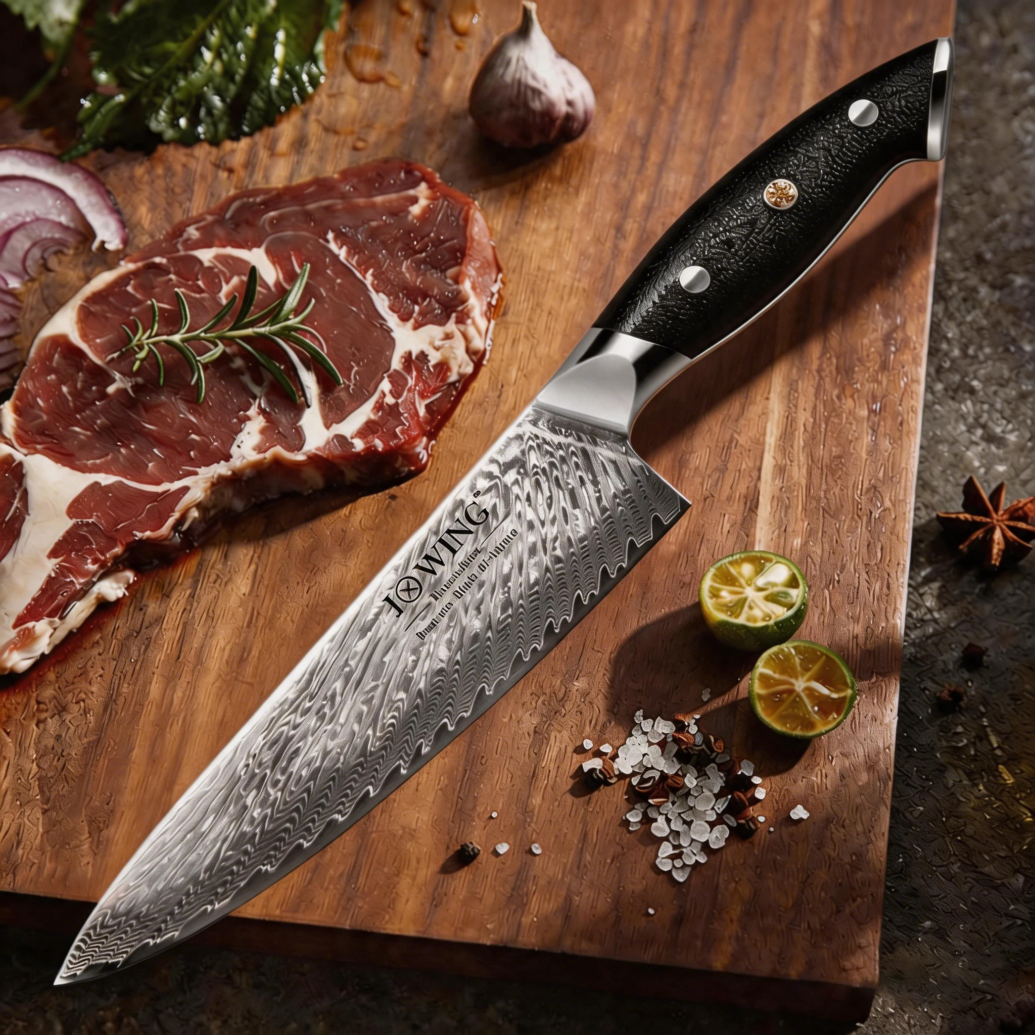 Damascus Knife 67-layer VG10 sharp meat-cutting and slicing knife for home kitchen cooking, professional fish meat cutting tool