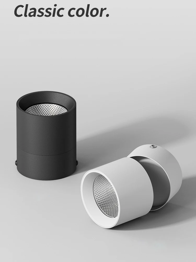 Oprawa LED typu Downlight wewnętrzne lampy sufitowe oprawy pokojowe sypialnia połysk światła Led Spot 3-kolorowa zmiana Home-Appliance Decor Spotlight