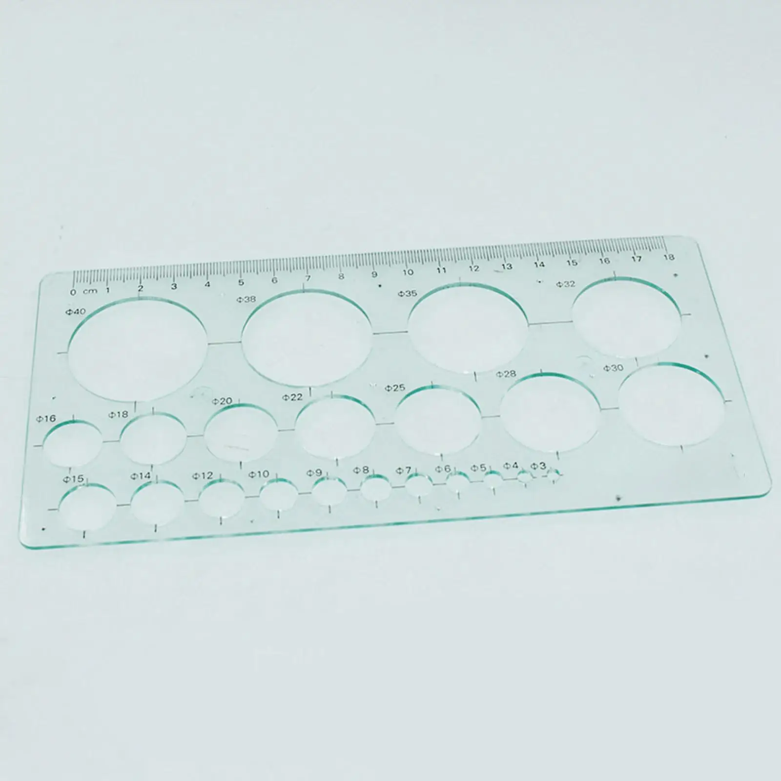 Circle Template Stencils Drafting Tools Ruler Shape Drawing Oval Templates for School Designing Jewelry Design Drawings