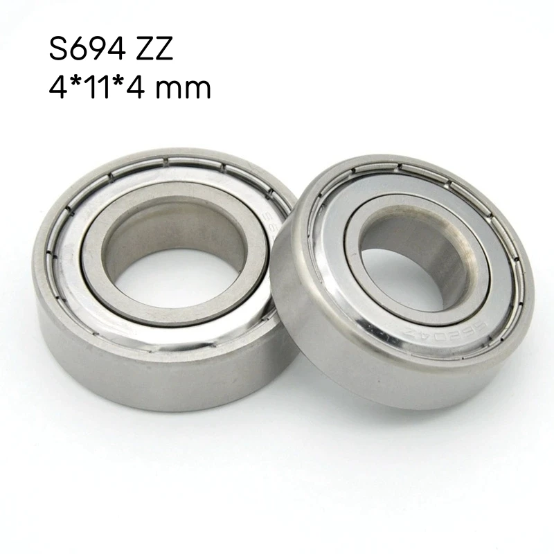 

10pcs S694ZZ Stainless steel ball bearing 4*11*4 mm Ball Bearings High-speed