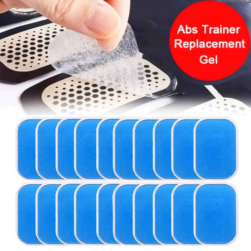 

20PCS EMS Trainer Abdominal Gel Pad for Electric Muscle Stimulator Stickers Weight Loss Body Slimming