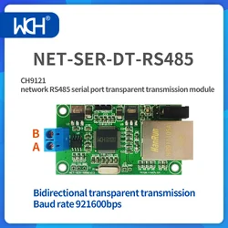 1/2Pcs/Lot CH9121 Network RS485 Serial Port Transparent Transmission Module, Support 10/100M, MDIX Line Auto-switching