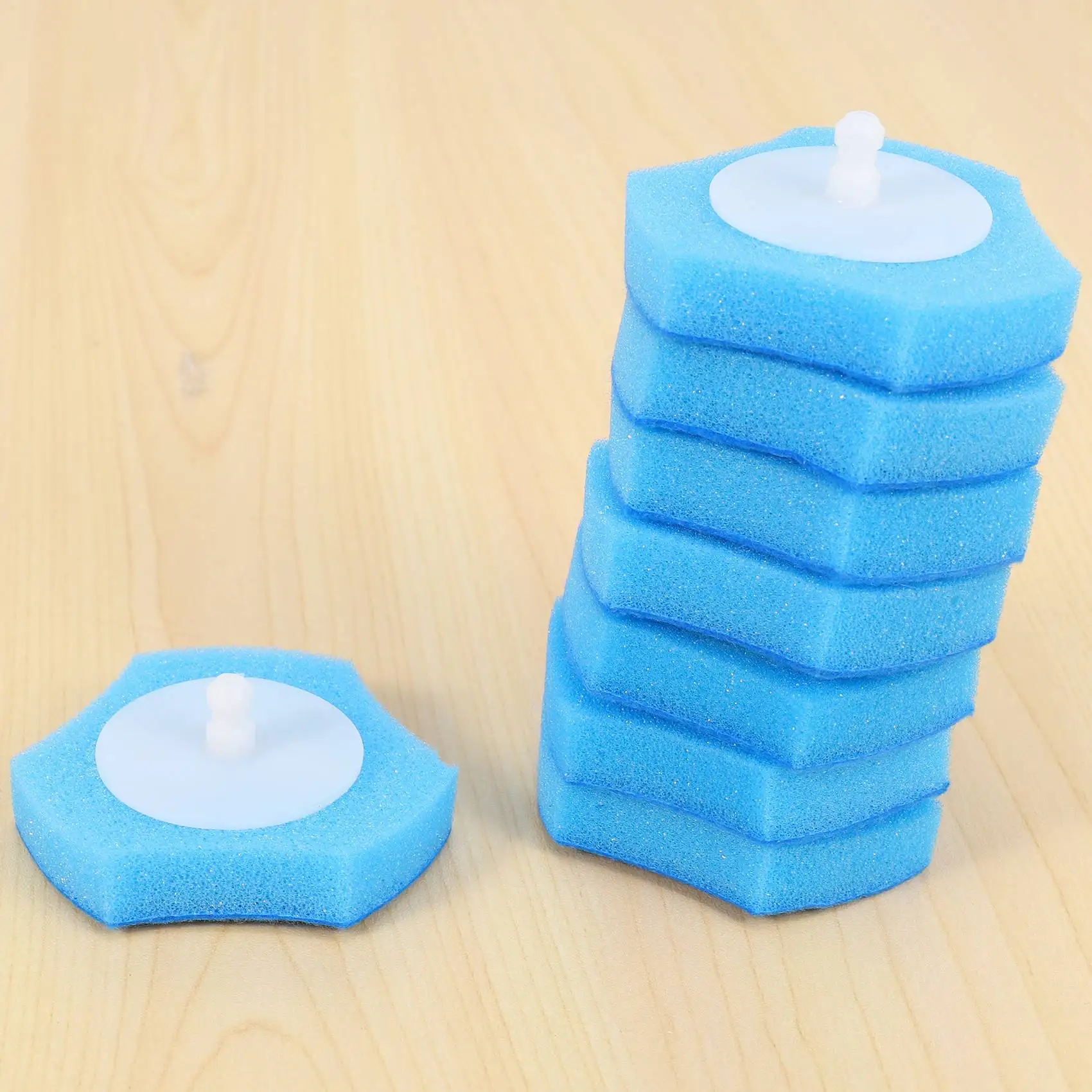 

YWDZ-Одноразовая система чистки унитаза Одноразовая заправка для смыва унитаза Свежая щетка Смывные стержни - 48 стержней