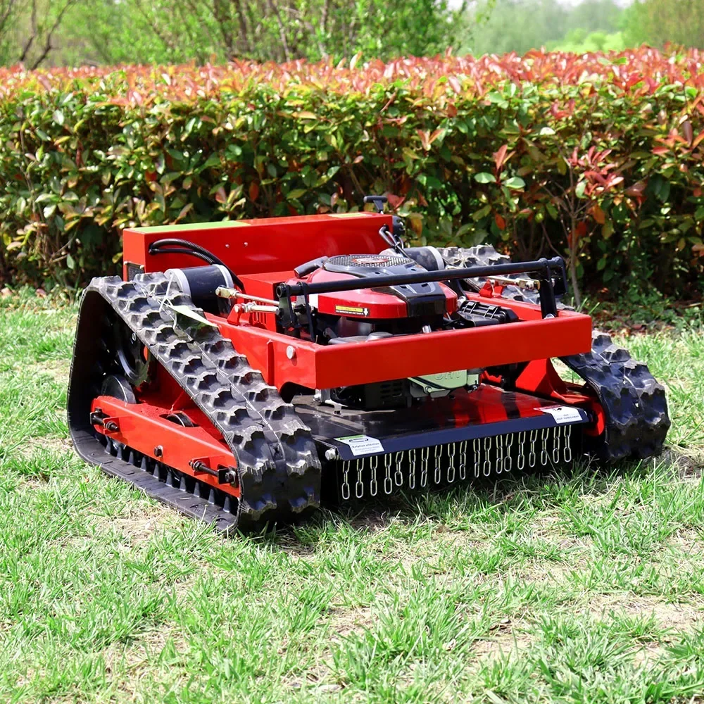 Self Propelled Electric Start Powerful Gasoline Remote Control Robotic Lawn Mower