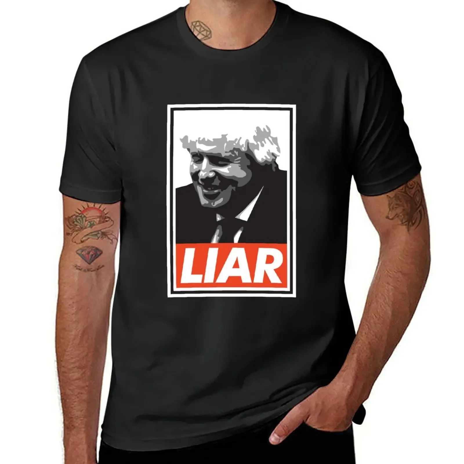 Boris Liar T-Shirt graphic t shirts oversizeds cute tops vintage t shirt men