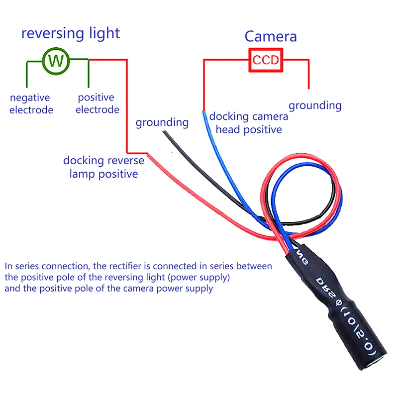 12V Car Power Relay Capacitor Filter Power Signal Filter Canbus Reverse Camera Power Rectifier